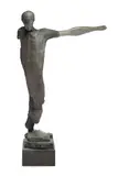 Stephen De Staebler, Torso with Outstretched Arm, 1990, bronze and nickel with brown patina