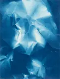 Walead Beshty, Untitled, 2009, cyanotype on paper