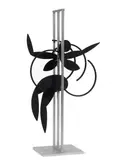 Jerome Kirk, Winnie Mandella [sic], 1987, brushed and painted aluminum with stainless steel wire