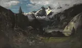 William Keith, Thought to be the Headwaters of the San Joaquin, oil on canvas