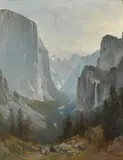 Thomas Hill, Yosemite Valley, oil and gouache on canvas