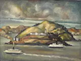 Rinaldo Cuneo, View of Alcatraz