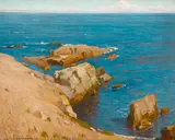 William Wendt, The silent summer sea