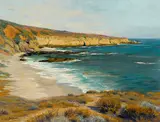 Charles Partridge Adams, Coastal scene