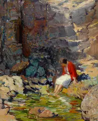 Joseph Kleitsch, Enchantment, circa 1922, oil on canvas