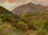 Charles A. Fries, Gold King Mountain, evening