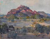Hanson Puthuff, Granite reef, oil on canvas