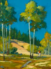 Gerald Cassidy, The summit, New Mexico, 1922, oil on canvas