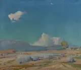 Ira Diamond Gerald Cassidy, El Rio Seco, New Mexico, 1928, oil on canvas