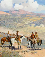 Joe Ferrara, Lonesome Dove, 1991, oil on canvas