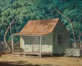 Lloyd Sexton, Jr., Post office at Kawaihae, 1979, oil on canvas