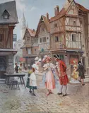 Mariano Alonso Pérez, The little dove, oil on canvas