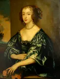 Sir Anthony Van Dyck, A portrait of Lady Mary Villiers, Lady Herbert and later Duchess of Lennox and Richmond, oil on canvas