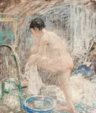 Robert Spencer, Woman at the bath, 1913, oil on canvas
