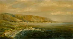 Conway Griffith, Santa Barbara, California; The Morning Tide; Nocturne #4; Ships in a harbor (Group of 4), first, second, and third oil on canvas; fourth oil on canvas affixed to board