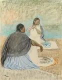 Francisco Zúñiga, Untitled (Mujeres sentadas)