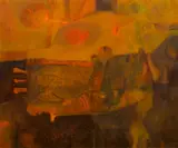 Felipe Orlando, Figura (Figure), oil on canvas