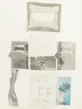 Robert Rauschenberg, Two Reasons Birds Sing, from Suite of Nine Prints, 1979, Offset lithograph in colors on wove paper