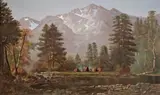 Edwin Deakin, Mount Tallac, South of Lake Tahoe, 1873, oil on canvas