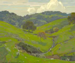 Spring by William Wendt, 1916, oil on canvas, sold Apr 2015