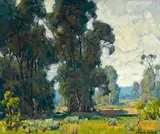 Edgar Alwin Payne, El Toro eucalyptus, oil on canvas