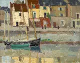 Harry Lachman, Dieppe, Normandy; Hiver en Suisse (a pair)
