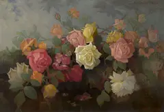 Study from nature by Edwin Deakin, 1893, oil on canvas, sold Apr 2015