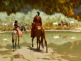 R. Brownell McGrew, Found 'em, oil on masonite