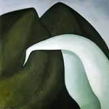Henrietta Shore, Waterfall, circa 1922, oil on canvas
