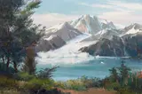 Bennett Bradbury, N.E of Taku, Alaska, oil on canvas