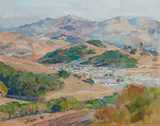 Marin Hills by Jose Moya del Pino, oil on canvas, sold Feb 2015