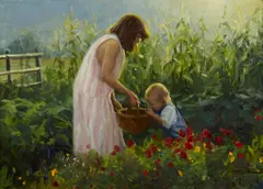 Curious by Robert Duncan, oil on board, sold Feb 2015