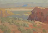 Carl Sammons, The Desert Empire, oil on canvas