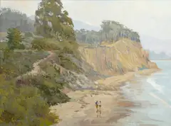 Meredith Brooks Abbott, Loon Point, oil on canvas