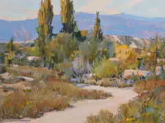 Irby Brown, Autumn in the Valley, oil on canvas