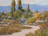 Irby Brown, Autumn in the Valley, oil on canvas