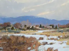 Irby Brown, Snow Sky, oil on canvas