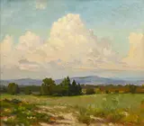 Olin Herman Travis, A Texas landscape, oil on canvas