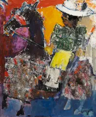 Bernard Lorjou, Picador, 1969, oil on canvas