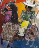 Bernard Lorjou, Picador, 1969, oil on canvas