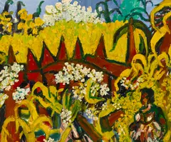 Sacha Moldovan, Fantasie (Fantasy), circa 1971, oil on canvas