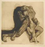 Käthe Kollwitz, Tod und Frau (K. 103; Kn. 107)