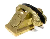 Arman, Téléphone, 1974, Bronze telephone with gold patina, sliced horizontally multiple