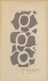 Georges Braque, Untitled, from Né le (V. 112), 1957, Etching in colors on wove paper