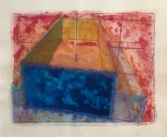 Big Open Box by Ronald Davis, 1975, Etching and aquatint in colors on wove paper, offered Feb 2015