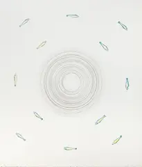 Untitled (E. 132) by Ed Ruscha, 1982, Lithograph in colors on Arches paper, sold Feb 2015