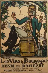 Cordial-Médoc by Henry Le Monnier, c. 1935, Lithographic poster in colors on wove paper, sold Feb 2015