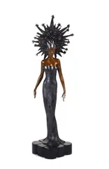 Startstruck by Erté, 1987, Polychrome bronze sculpture, incised with signature, stamp numbered 160/375, sold Feb 2015