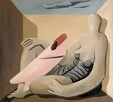 Charles Howard, Reclining figure, oil on canvas