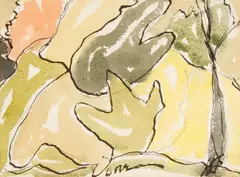 Landscape by Arthur Dove, 1933, watercolor and pencil on paper, offered May 2015